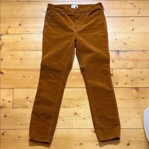 Pilcro Tan Corduroy Trousers